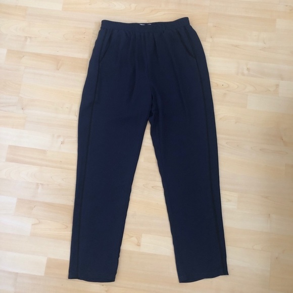 Revolve J.O.A. Navy Blue High Waisted Pants - Picture 2 of 7